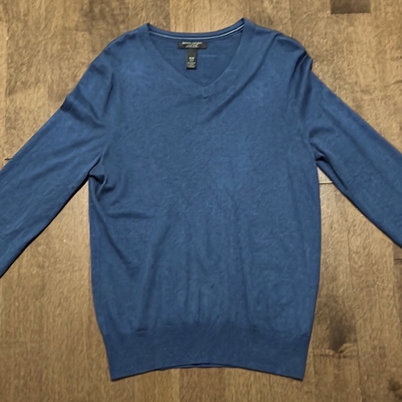 Banana Republic Blue V Neck Sweater - M - Picture 1 of 2
